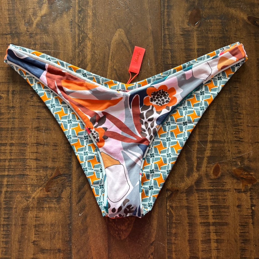 Maaji | Reversible Bikini Bottoms Botanical Size L - Picture 4 of 8